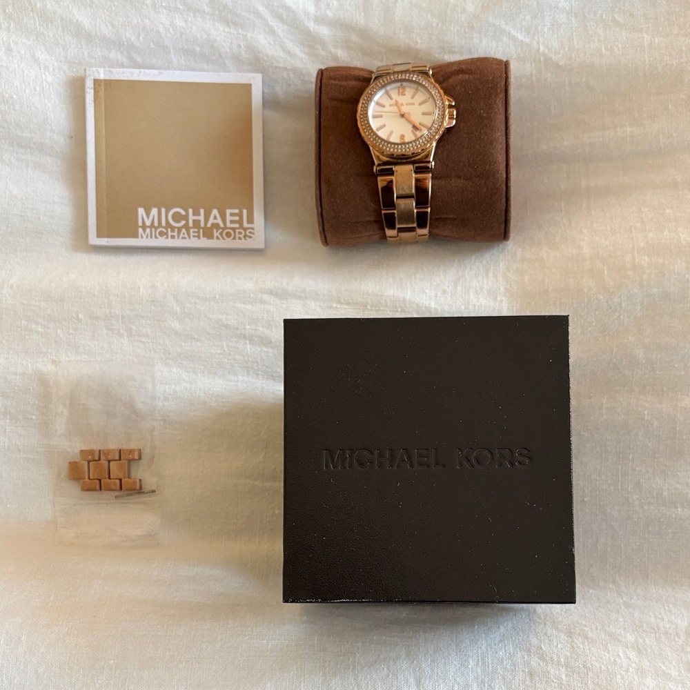 Michael Kors rose gold watch